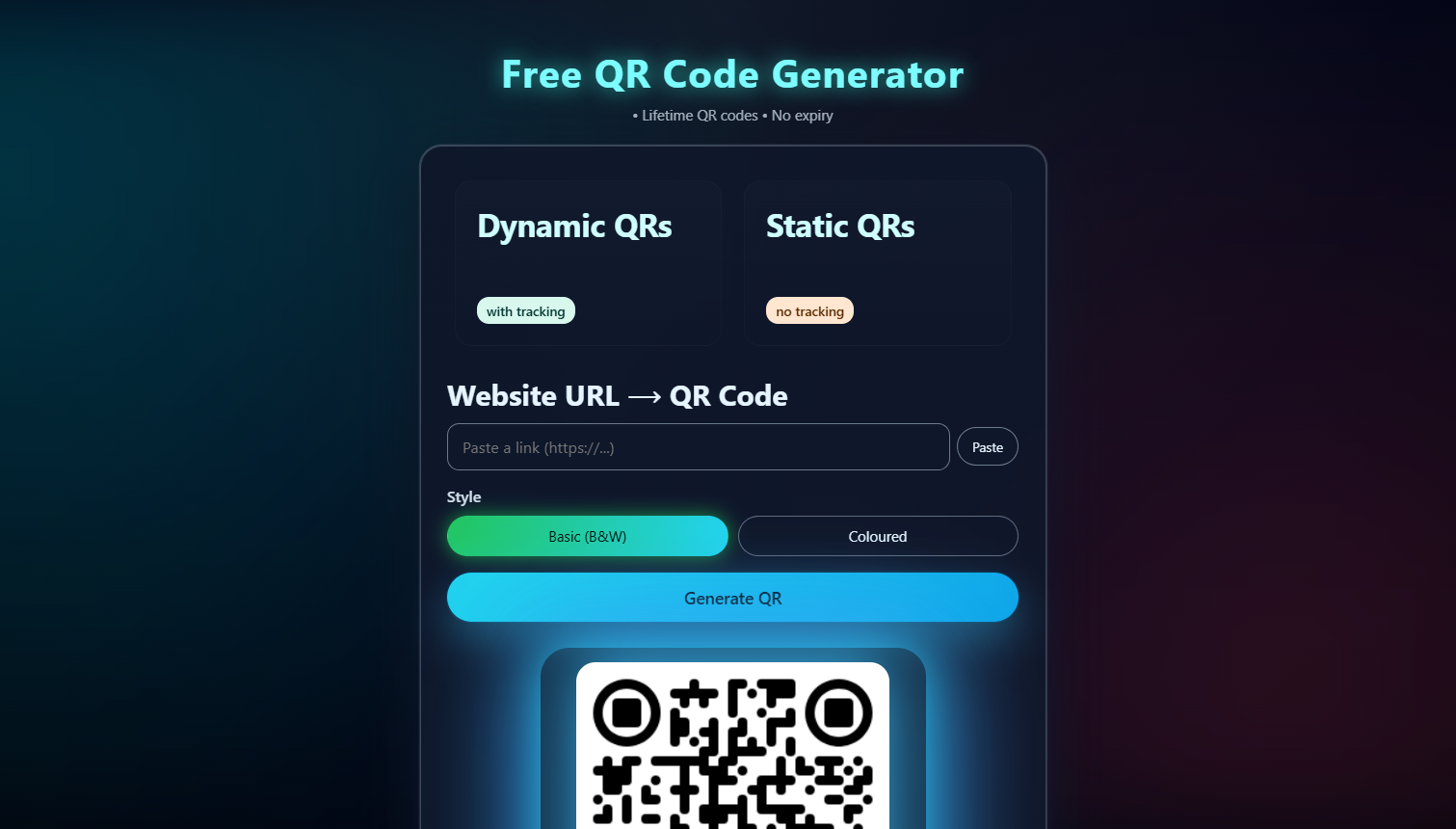QR CODE GENERATOR